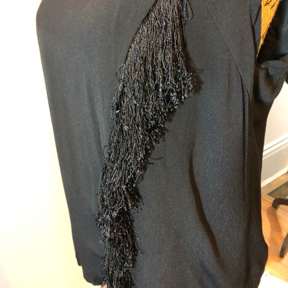 Rebecca Taylor Fringed Sleeveless Top - Picture 2 of 7